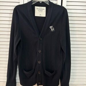 Abercrombie & Fitch Women’s Navy Cardigan Sweater